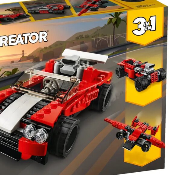 Lego Brand New Creator - Sports Car 31100 (hot rod & old-fashioned plane ) - Picture 3 of 10